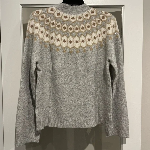 J CREW MERCANTILE SHIMMER SWEATER SIZE MEDIUM NWT! - Picture 4 of 5